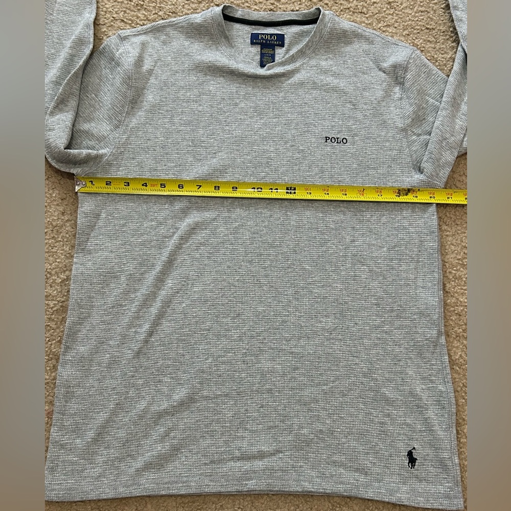 Polo Ralph Lauren Men’s Large Thermal Sleepwear Shirt - Picture 6 of 8